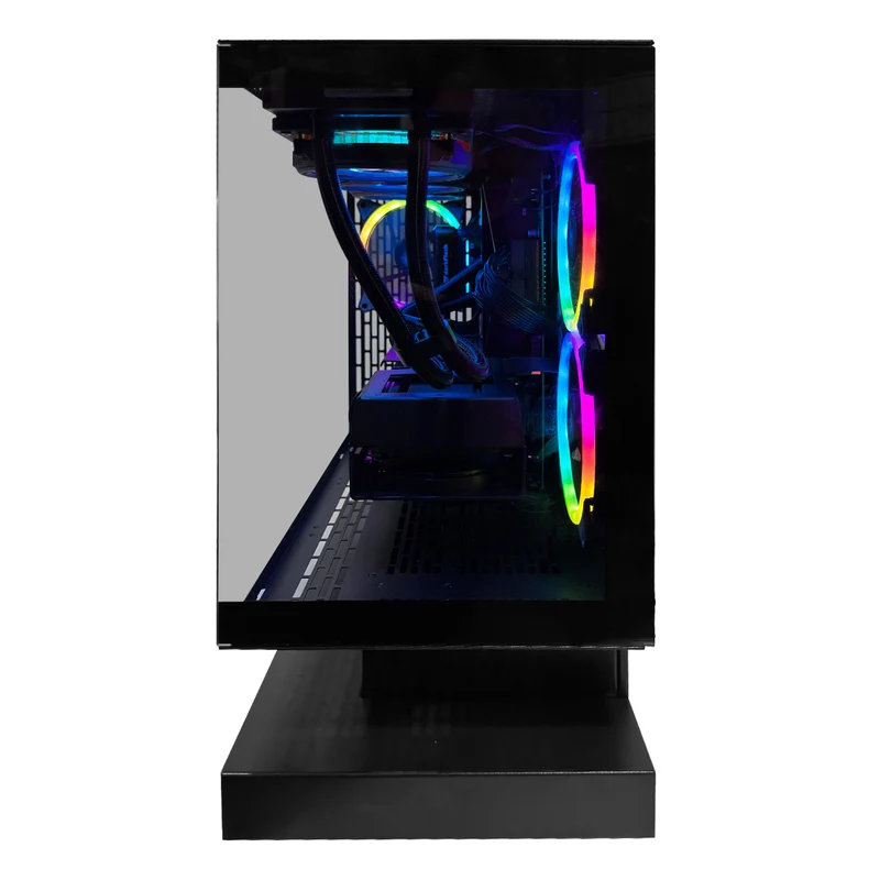 Optima Floatron Black Desktop Gaming PC | AMD Ryzen 7 9700X | 32GB (2x16GB) RAM | 1TB SSD | RX 9070 XT | Windows 11 Pro