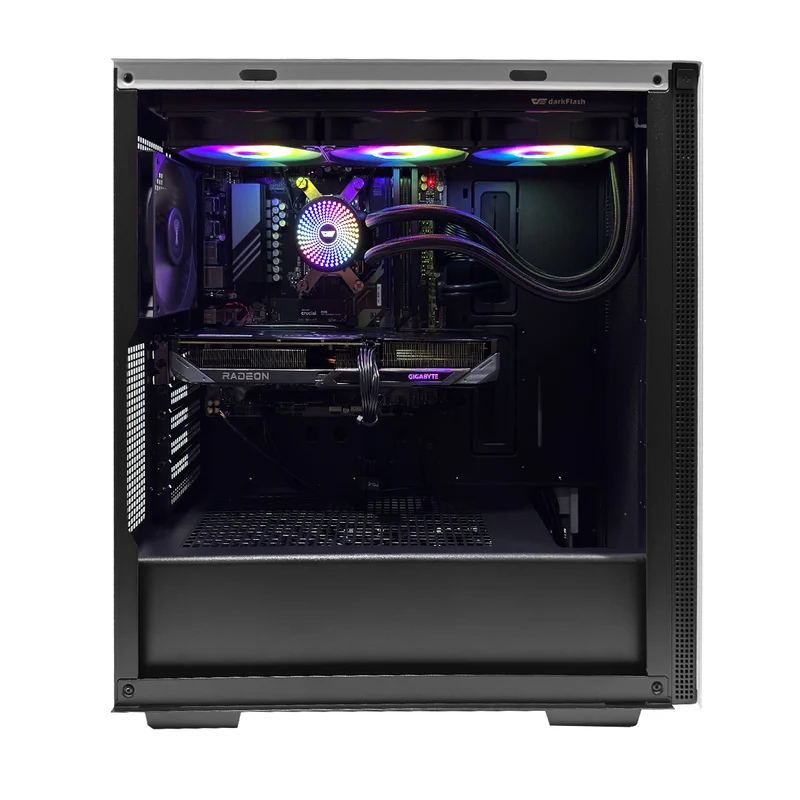 Sophos CH510 White Desktop Gaming PC | AMD Ryzen 7 7700X | 32GB(2x16GB) RAM | 1TB SSD | RX 9060 XT | Windows 11 Pro