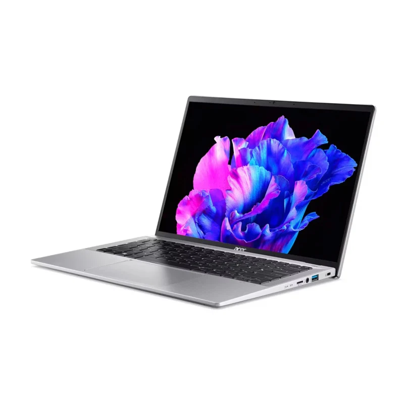 Acer Swift GO 14 SFG14-74-515N Laptop (Pure Silver) | 14" WQXGA+ (2880x1800) OLED | Core Ultra 5 225H | 16GB RAM | 512GB SSD | Intel Arc Graphics | Windows 11 Home | MS Office Home 2024 + Acer Entry Run Rate Backpack E-1620-P