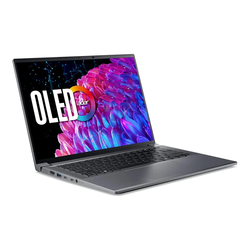 Acer Swift X 14 SFX14-72G-72KY Laptop (Steel Gray) | 14.5" WQXGA+ (2880x1800) 120Hz OLED | Core Ultra 7 155H | 16GB RAM | 512GB SSD | RTX 4050 | Windows 11 Home | MS Office Home & Student 2021 + Acer Entry Run Rate Backpack E-1620-P