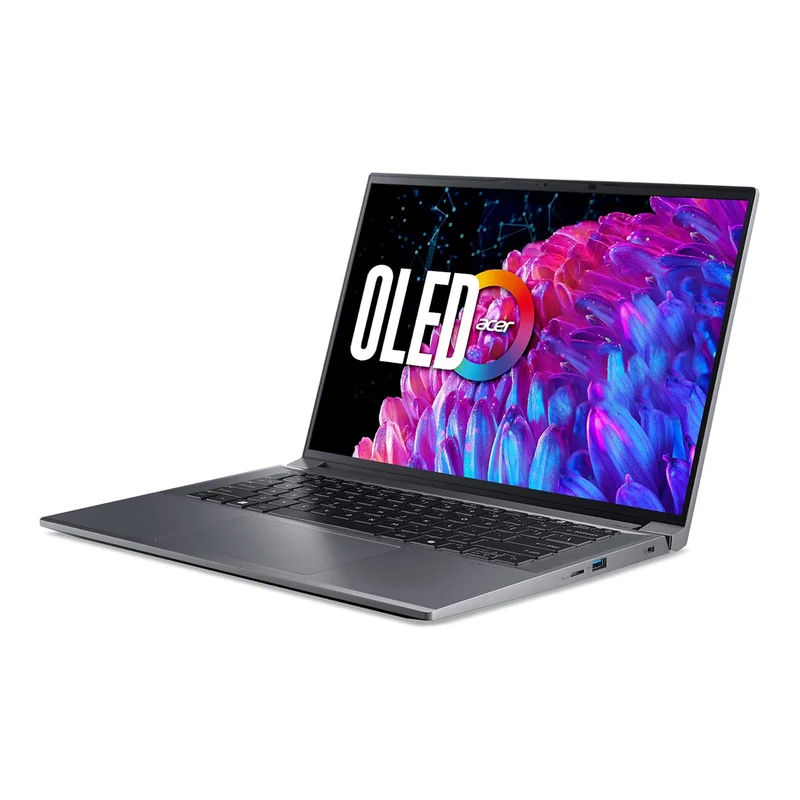 Acer Swift X 14 SFX14-72G-72KY Laptop (Steel Gray) | 14.5" WQXGA+ (2880x1800) 120Hz OLED | Core Ultra 7 155H | 16GB RAM | 512GB SSD | RTX 4050 | Windows 11 Home | MS Office Home & Student 2021 + Acer Entry Run Rate Backpack E-1620-P