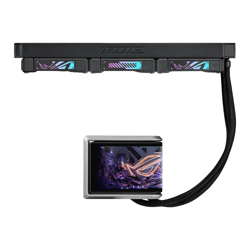 ASUS ROG Ryuo IV 360 ARGB CPU Liquid Cooler (Black, White)