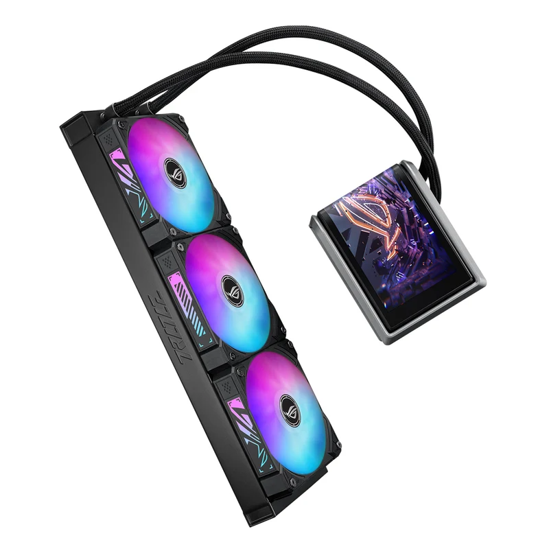 ASUS ROG Ryuo IV 360 ARGB CPU Liquid Cooler (Black, White)