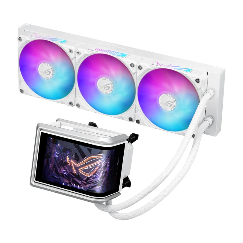 ASUS ROG Ryuo IV 360 ARGB CPU Liquid Cooler (Black, White)