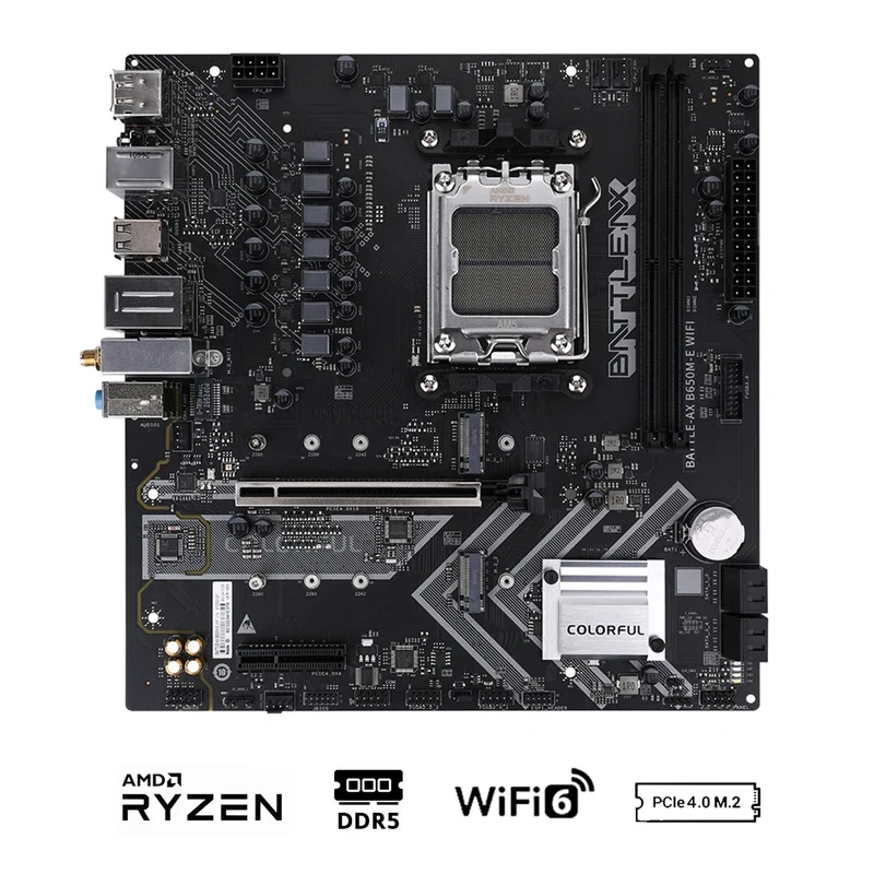 Colorful Battle AX B650M-E WiFi V14 DDR5 Motherboard