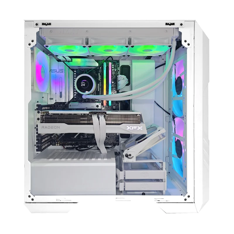 Ultra Homecoming White Desktop Gaming PC | AMD Ryzen 7 9800X3D | 32GB RAM | 2TB SSD | RX 9070 XT | Windows 11 Pro
