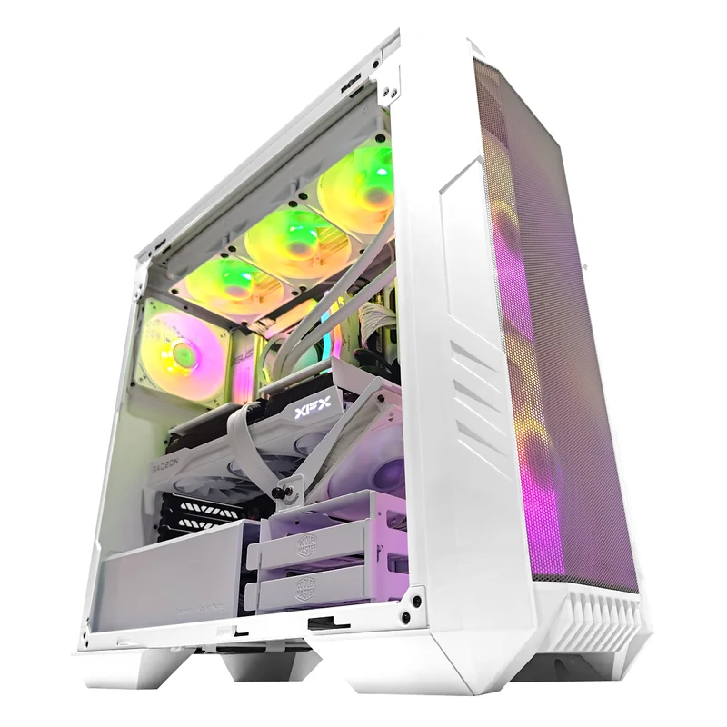 Ultra Homecoming White Desktop Gaming PC | AMD Ryzen 7 9800X3D | 32GB RAM | 2TB SSD | RX 9070 XT | Windows 11 Pro