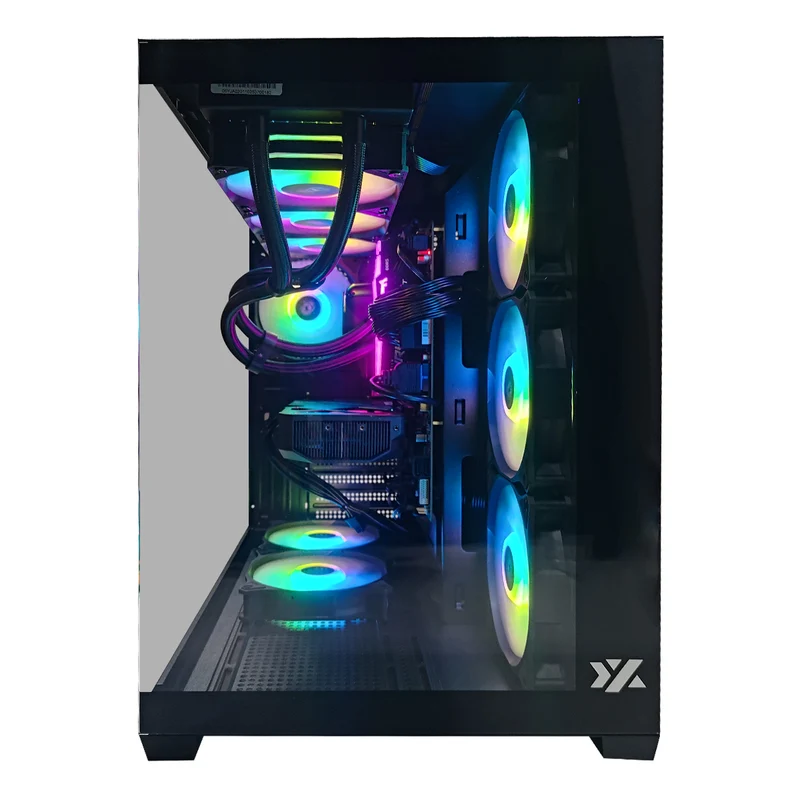 Sophos Tesseract Black Desktop Gaming PC | AMD Ryzen 7 9700X | 16GB RAM | 1TB SSD | RTX 5060 Ti | Windows 11 Pro