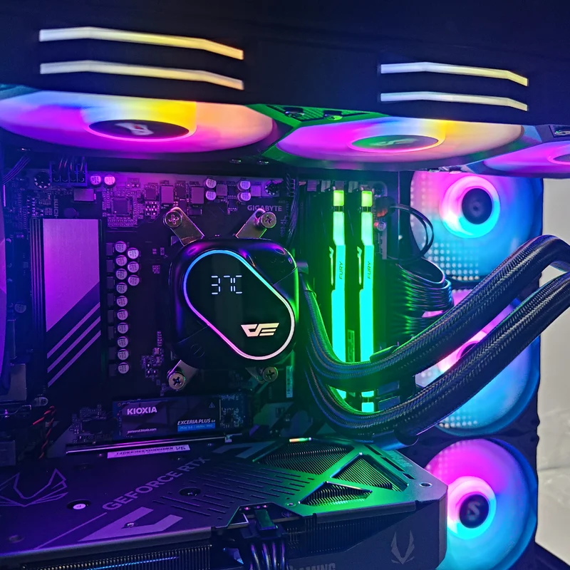 Sophos Tesseract Black Desktop Gaming PC | AMD Ryzen 7 9700X | 16GB RAM | 1TB SSD | RTX 5060 Ti | Windows 11 Pro