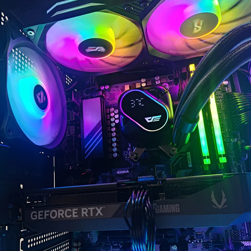 Sophos Tesseract Black Desktop Gaming PC | AMD Ryzen 7 9700X | 16GB RAM | 1TB SSD | RTX 5060 Ti | Windows 11 Pro