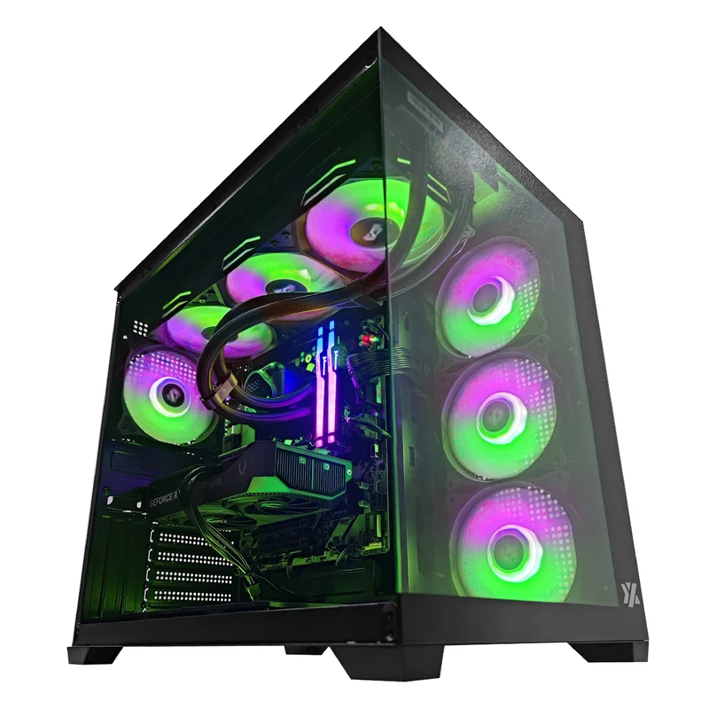 Sophos Tesseract Black Desktop Gaming PC | AMD Ryzen 7 9700X | 16GB RAM | 1TB SSD | RTX 5060 Ti | Windows 11 Pro