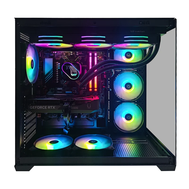 Sophos Tesseract Black Desktop Gaming PC | AMD Ryzen 7 9700X | 16GB RAM | 1TB SSD | RTX 5060 Ti | Windows 11 Pro