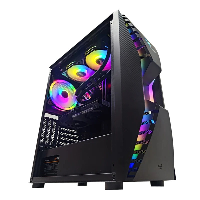 Optima Thunder X3 Black Desktop Gaming PC | AMD Ryzen 7 7800X3D | 32GB RAM | 1TB SSD | RTX 5070 | Windows 11 Pro