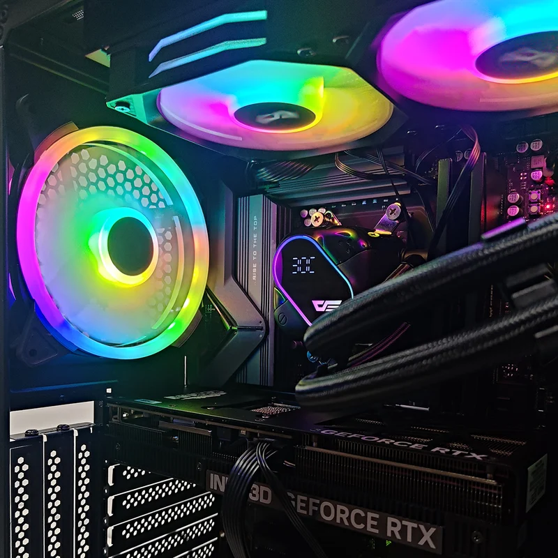 Optima Thunder X3 Black Desktop Gaming PC | AMD Ryzen 7 7800X3D | 32GB RAM | 1TB SSD | RTX 5070 | Windows 11 Pro