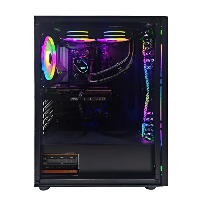 Optima Thunder X3 Black Desktop Gaming PC | AMD Ryzen 7 7800X3D | 32GB RAM | 1TB SSD | RTX 5070 | Windows 11 Pro