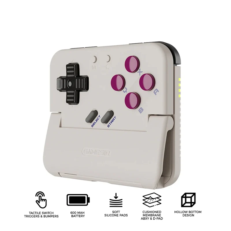 GameSir P1 Pocket Taco Vertical Game Controller (Classic, Purple)