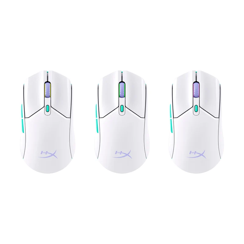 HyperX Pulsefire Haste 2 Core Wireless Gaming Mouse (Black, White) (8R2E6AA, 8R2E7AA)