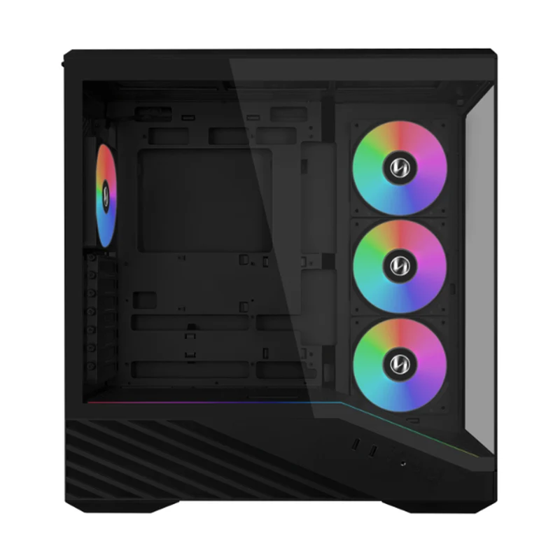 Lian Li Vector V100R Mini Compact MATX PC Case with 4 ARGB Fans (Black)