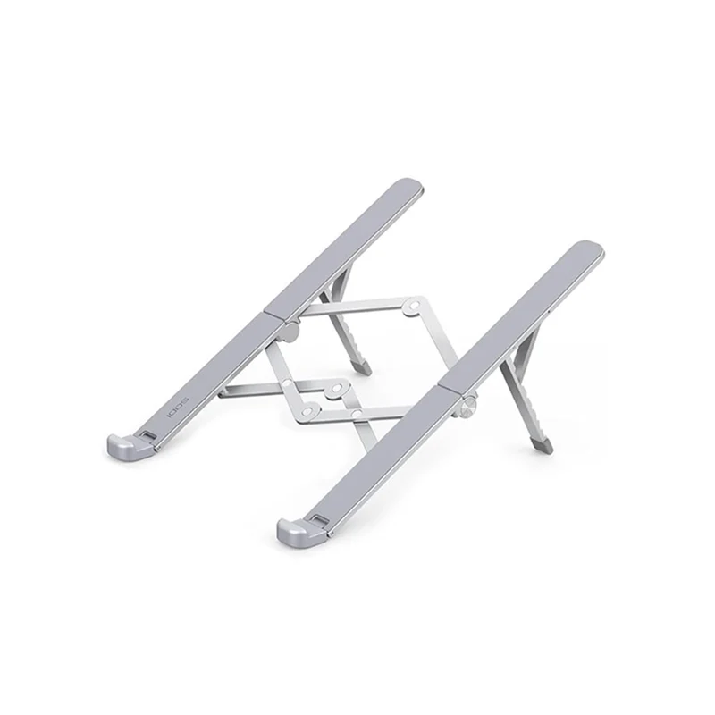 SODI ST03 Bi-Fold Portable Adjustable Stand for Laptop, Tablet, & Phone (Grey, Black)