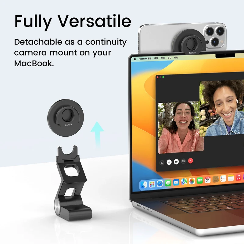 SODI BM330 Continuity Camera Mount For iPhone and Mac (Black)
