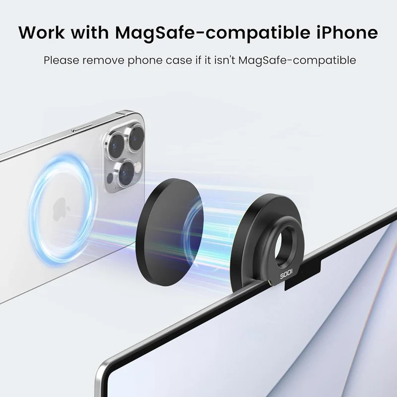 SODI BM330 Continuity Camera Mount For iPhone and Mac (Black)