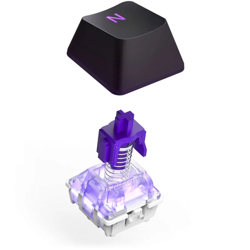 NZXT Function 2 MiniTKL Compact Tenkeyless Optical Gaming Keyboard (Matte Black)