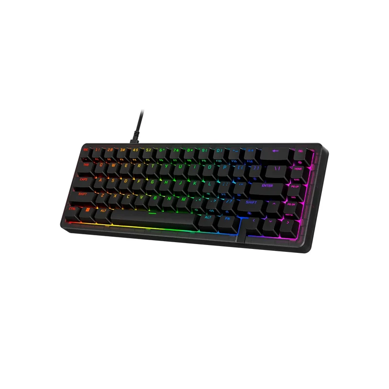 HyperX Origins 2 65 RGB Hot-Swappable Wired Mechanical Gaming Keyboard (Black) (Red Linear Switch) (B4QS3AA)