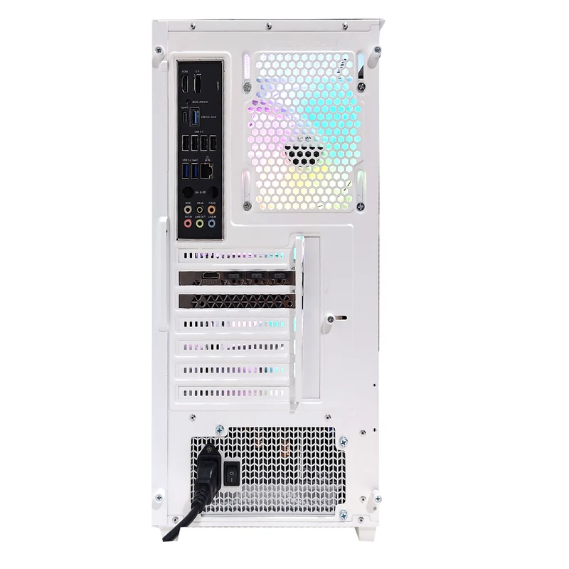 Aurora C60 White Desktop Gaming PC | AMD Ryzen 7 7700 | 16GB RAM | 1TB SSD | RTX 5060 TI | Windows 11 Pro