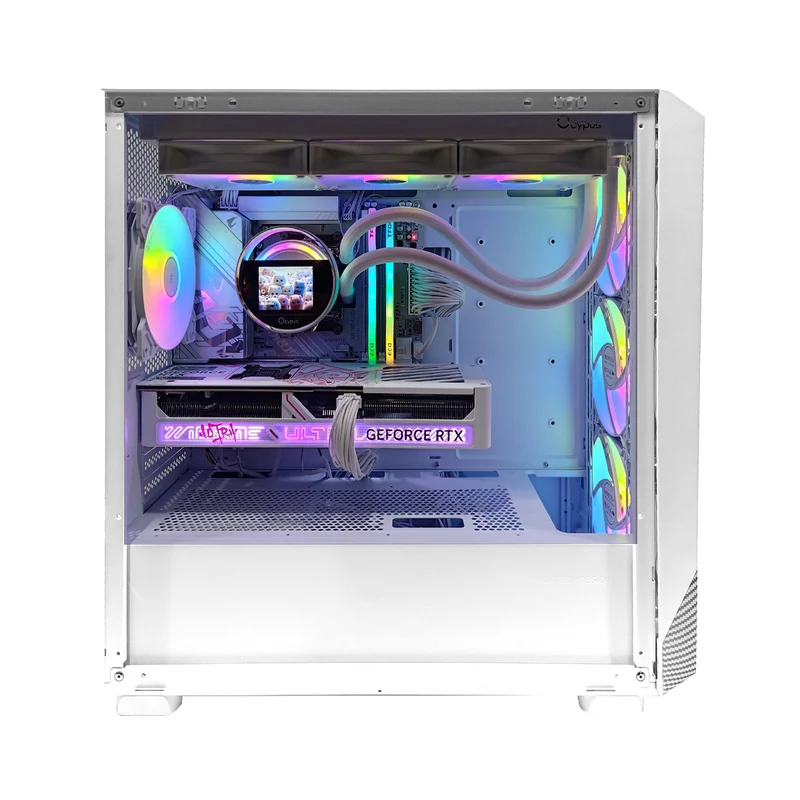 Optima X5M White Desktop Gaming PC | AMD Ryzen 7 7800X3D | 32GB RAM | 1TB SSD | RTX 5070 | Windows 11 Pro
