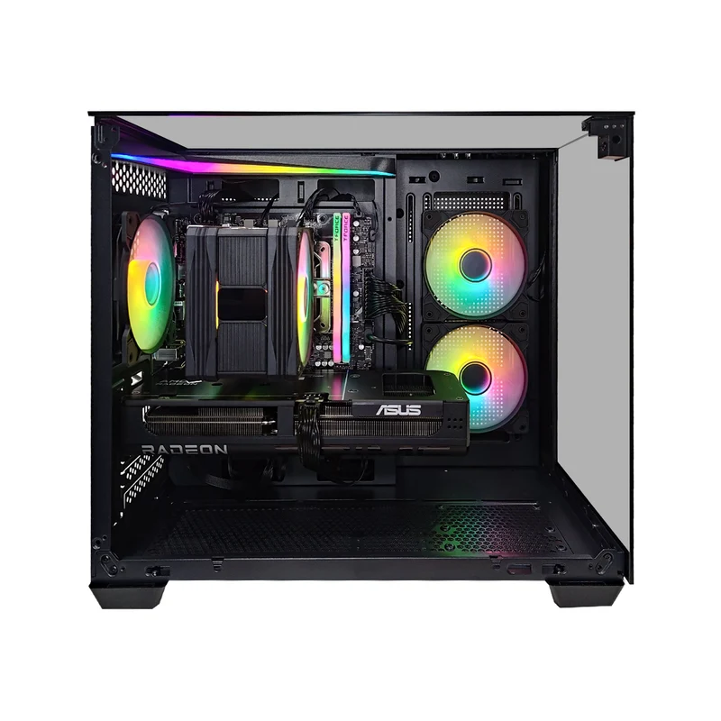 Aurora TH285M Black Desktop Gaming PC | AMD Ryzen 5 7500X3D | 16GB RAM | 1TB SSD | RX 9060 XT OC | Windows 11 Pro