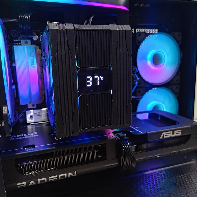 Aurora TH285M Black Desktop Gaming PC | AMD Ryzen 5 7500X3D | 16GB RAM | 1TB SSD | RX 9060 XT OC | Windows 11 Pro