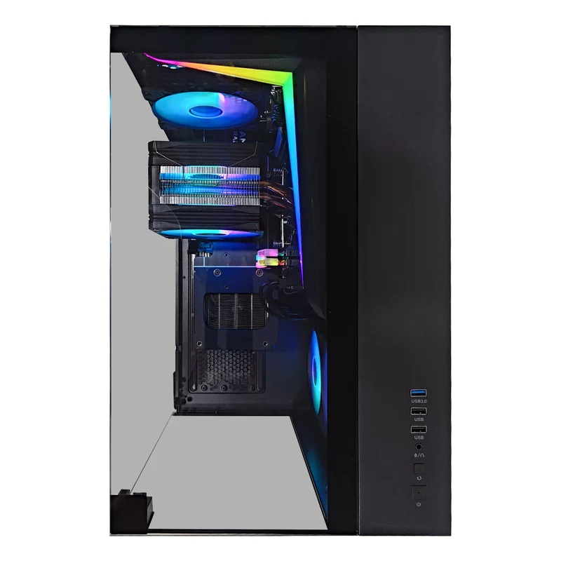 Aurora TH285M Black Desktop Gaming PC | AMD Ryzen 5 7500X3D | 16GB RAM | 1TB SSD | RX 9060 XT OC | Windows 11 Pro