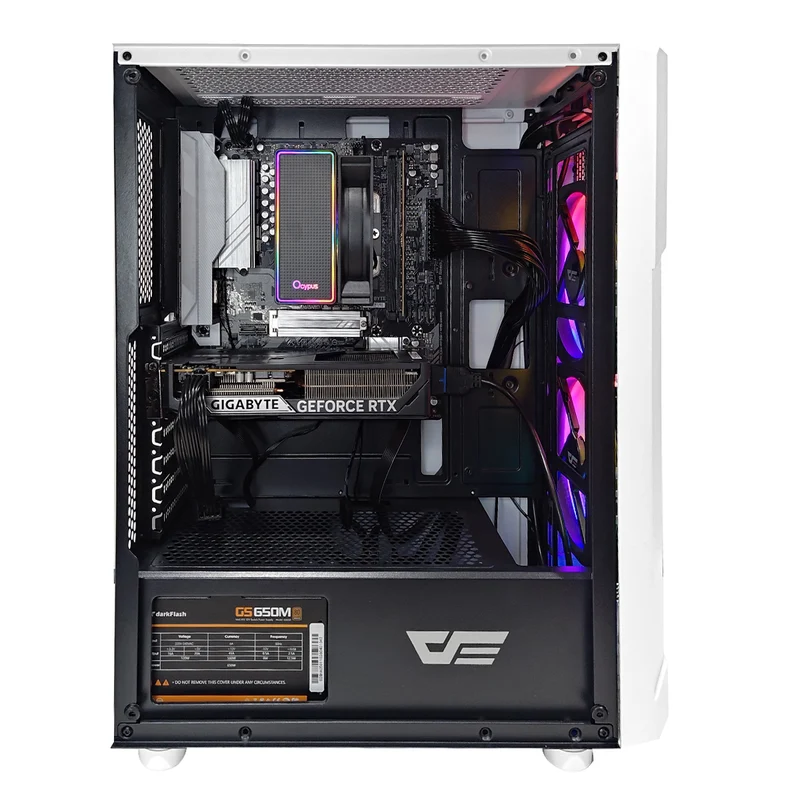 Sigma Pollux White Desktop Gaming PC | AMD Ryzen 5 7500F | 16GB RAM | 1TB SSD | RTX 5060 | Windows 11 Pro