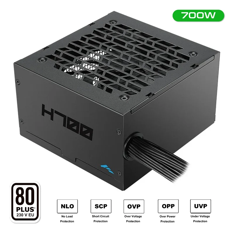Sama H700 700W 80+ ATX 2.5 Non-Modular Power Supply (Black) (H0700-BKSHW001-US)