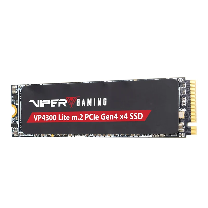 Patriot Viper Gaming VP4300 Lite 1TB PCIe Gen4 x4 M.2 2280 7400MB/s Read & 6400MB/s Write External SSD (VP4300L1TBM28H)