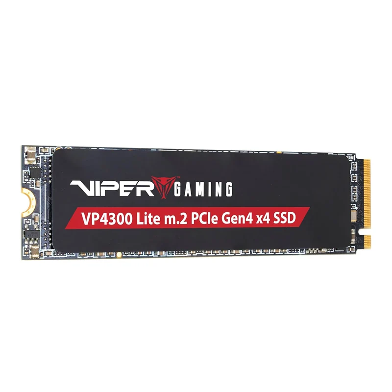 Patriot Viper Gaming VP4300 Lite 1TB PCIe Gen4 x4 M.2 2280 7400MB/s Read & 6400MB/s Write External SSD (VP4300L1TBM28H)