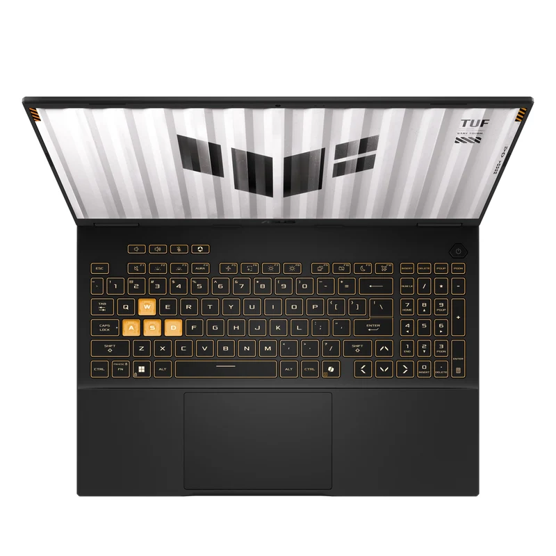 ASUS TUF Gaming F16 FX608JPR-RV155WSM Laptop (Jaeger Gray) | 14" FHD+ (1920x1200) 165Hz IPS | Core i7-14650HX | 16GB RAM | 1TB SSD | RTX 5070 | Windows 11 Home | MS Office Home 2024 + MS 365 Basic + ASUS VP4700 Backpack