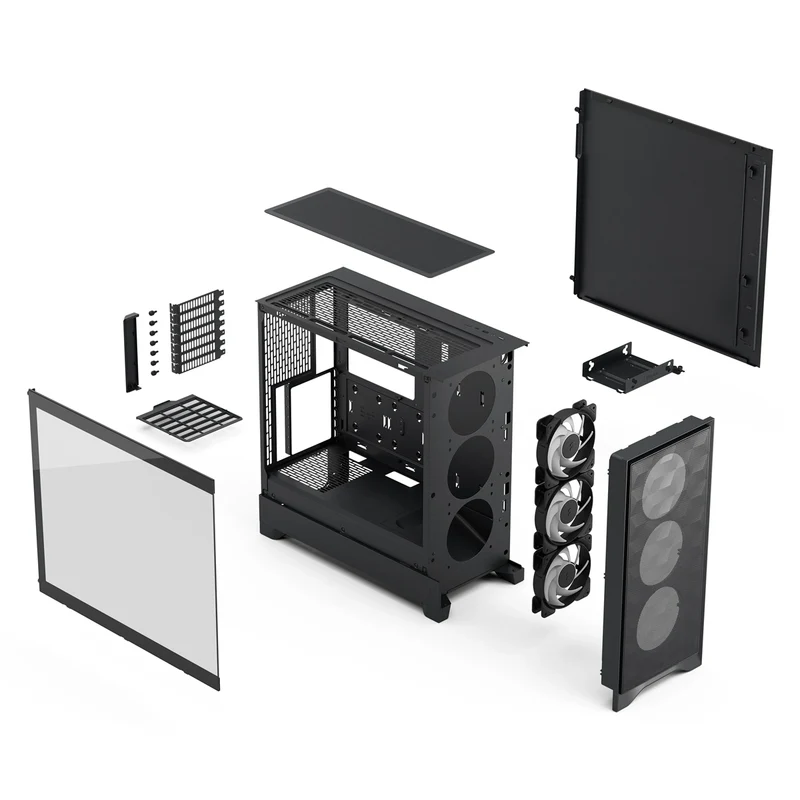 Fractal Design Pop 2 Air Computer Case (RGB Black TG Light Tint, RGB White TG Clear Tint)