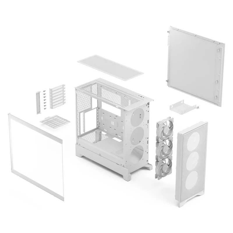 Fractal Design Pop 2 Air Computer Case (RGB Black TG Light Tint, RGB White TG Clear Tint)