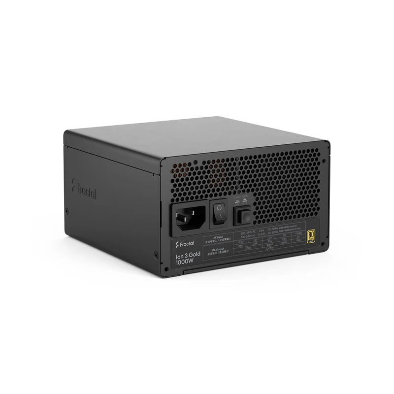 Fractal Design Ion 3 Gold 1000W Fully Modular Power Supply (Black, White)