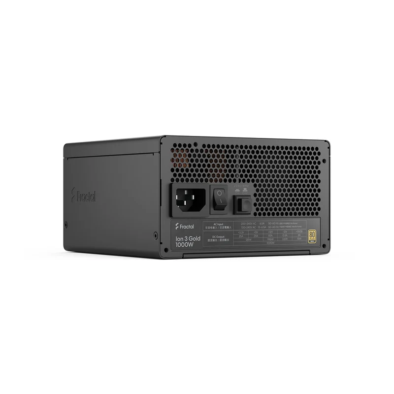 Fractal Design Ion 3 Gold 1000W Fully Modular Power Supply (Black, White)
