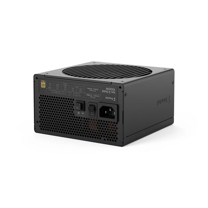 Fractal Design Ion 3 Gold 1000W Fully Modular Power Supply (Black, White)
