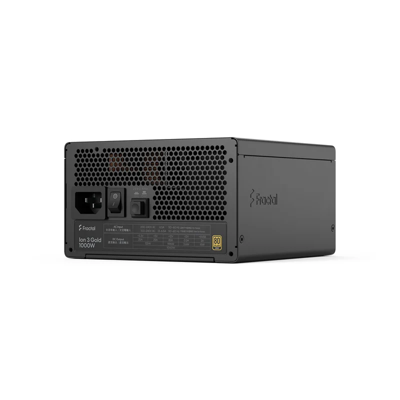 Fractal Design Ion 3 Gold 1000W Fully Modular Power Supply (Black, White)