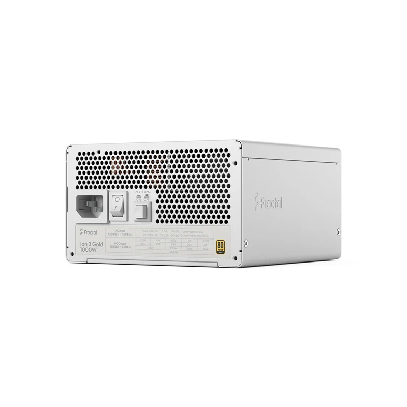 Fractal Design Ion 3 Gold 1000W Fully Modular Power Supply (Black, White)