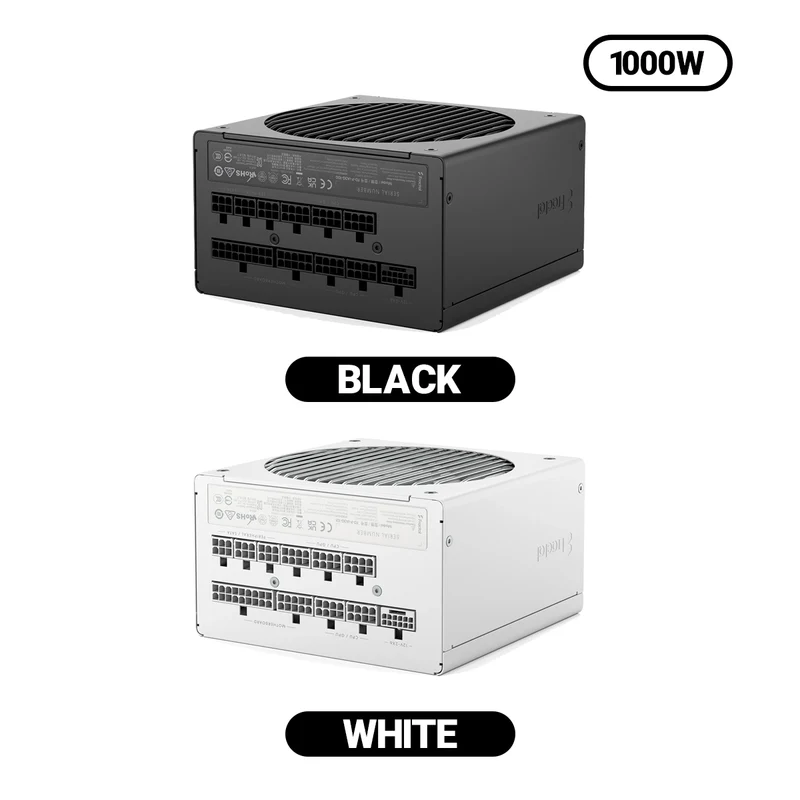 Fractal Design Ion 3 Gold 1000W Fully Modular Power Supply (Black, White)