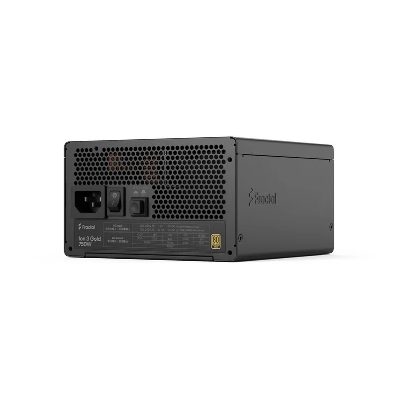 Fractal Design Ion 3 Gold 750W Fully Modular Power Supply (Black) (FD-P-IA3G-750)