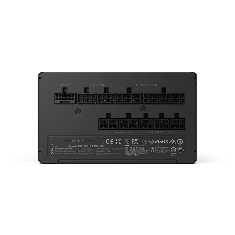 Fractal Design Ion 3 Gold 750W Fully Modular Power Supply (Black) (FD-P-IA3G-750)