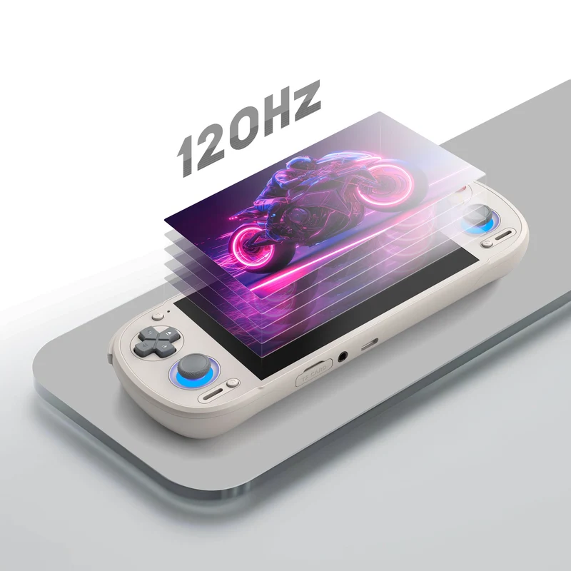 Retroid Pocket 6 Snapdragon 8 Gen 2 5.5" AMOLED (1080x1920) 120Hz 12GB + 128GB Stick Top Android Handheld Gaming System (16Bit)