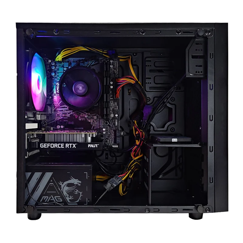 Alpha Matrexx 30 Black Desktop Gaming PC | AMD Ryzen 5 5500 | 16GB RAM | 512GB SSD | RTX 3050 | Windows 11 Pro