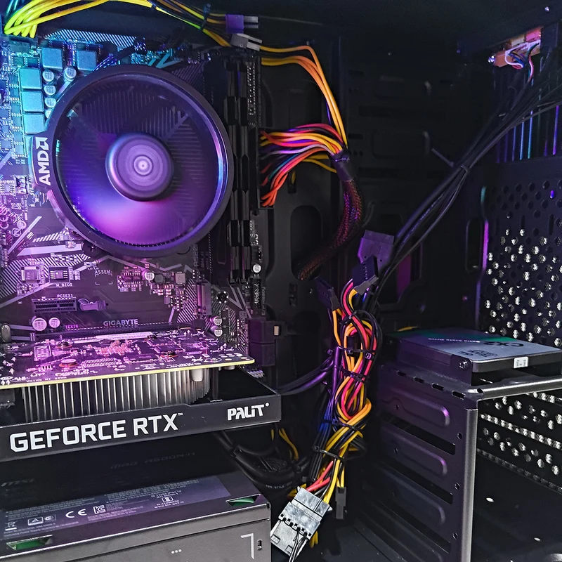 Alpha Matrexx 30 Black Desktop Gaming PC | AMD Ryzen 5 5500 | 16GB RAM | 512GB SSD | RTX 3050 | Windows 11 Pro